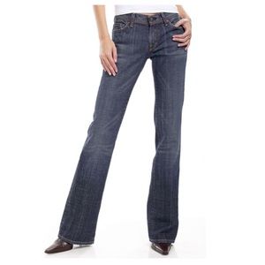 NWT Citizens Of Humanity Gabrielle Stretch Dark Blue Indigo 28 Bootcut Flare